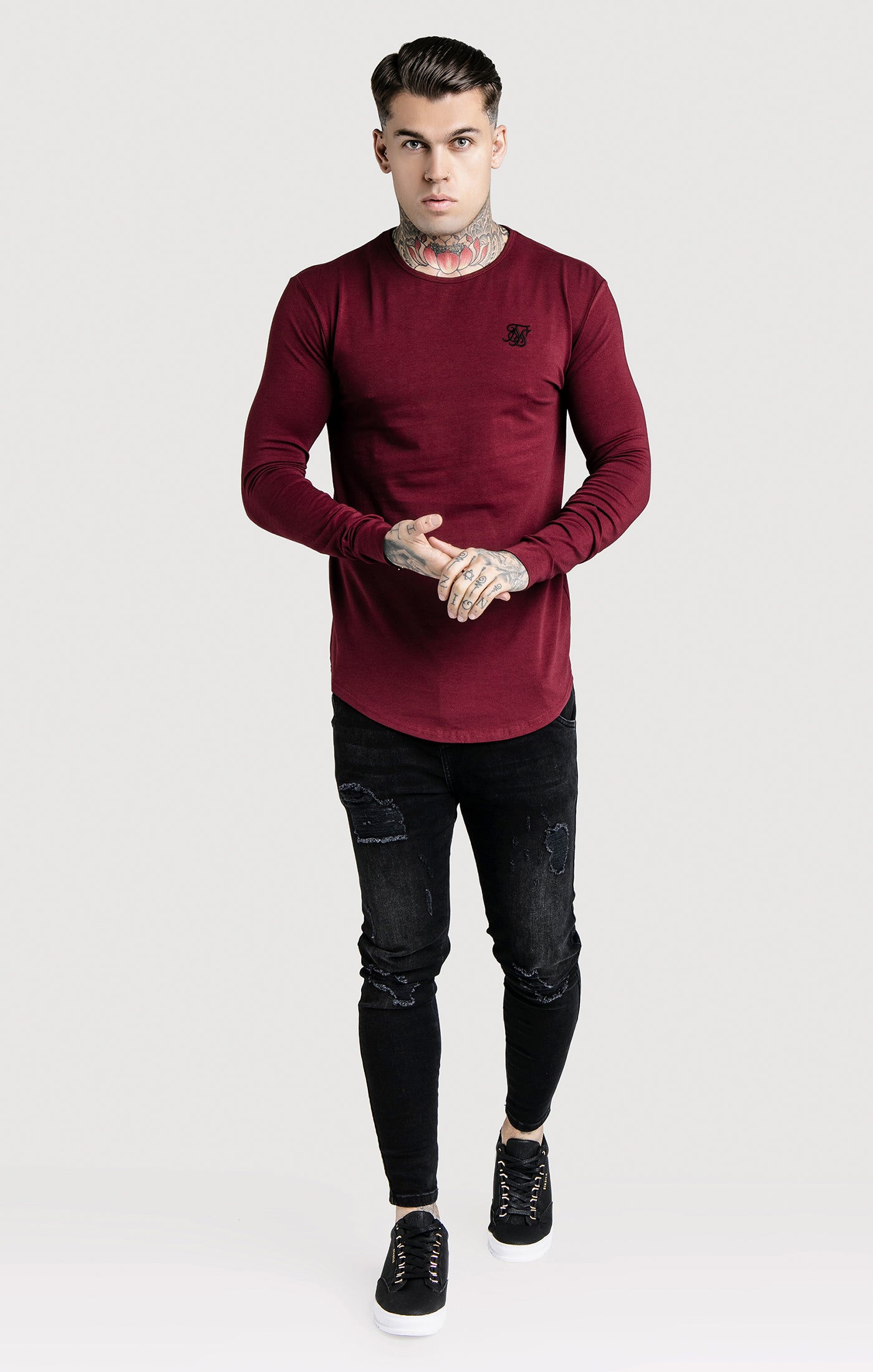 Cargar imagen en el visor de la galería, SikSilk Long Sleeve Gym Tee (3)