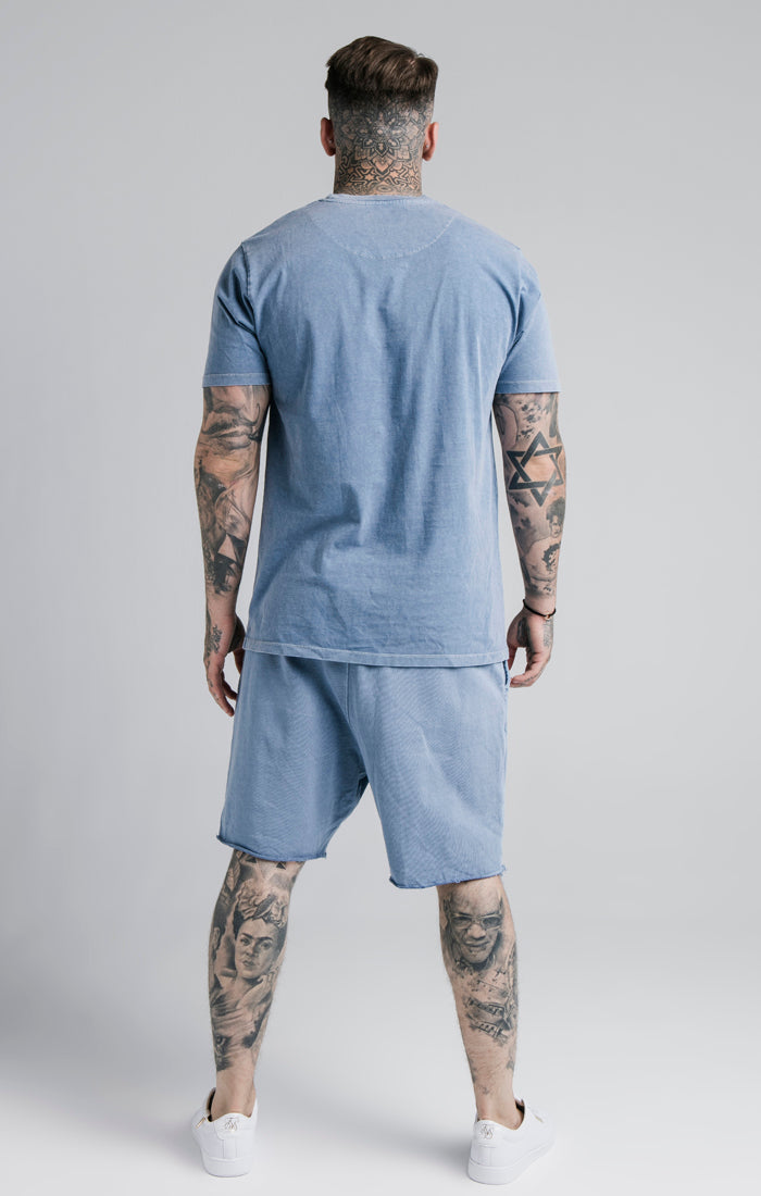Cargar imagen en el visor de la galería, SikSilk Relaxed Shorts - Washed Blue (4)