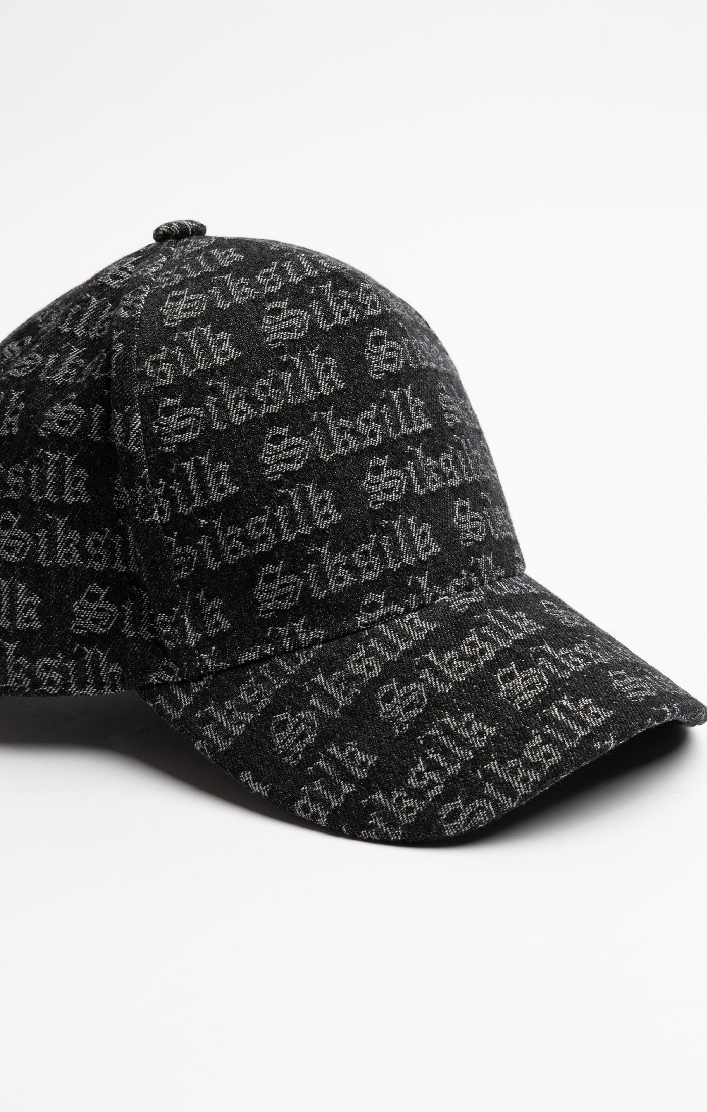 Cargar imagen en el visor de la galería, SikSilk Jacquard Denim Trucker Cap - Black (3)