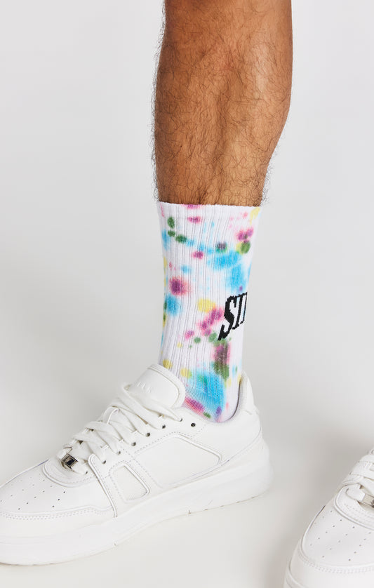 SikSilk Paint Slatter Socks (3 Pack) - White