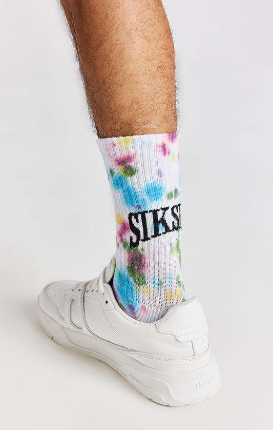 SikSilk Paint Slatter Socks (3 Pack) - White