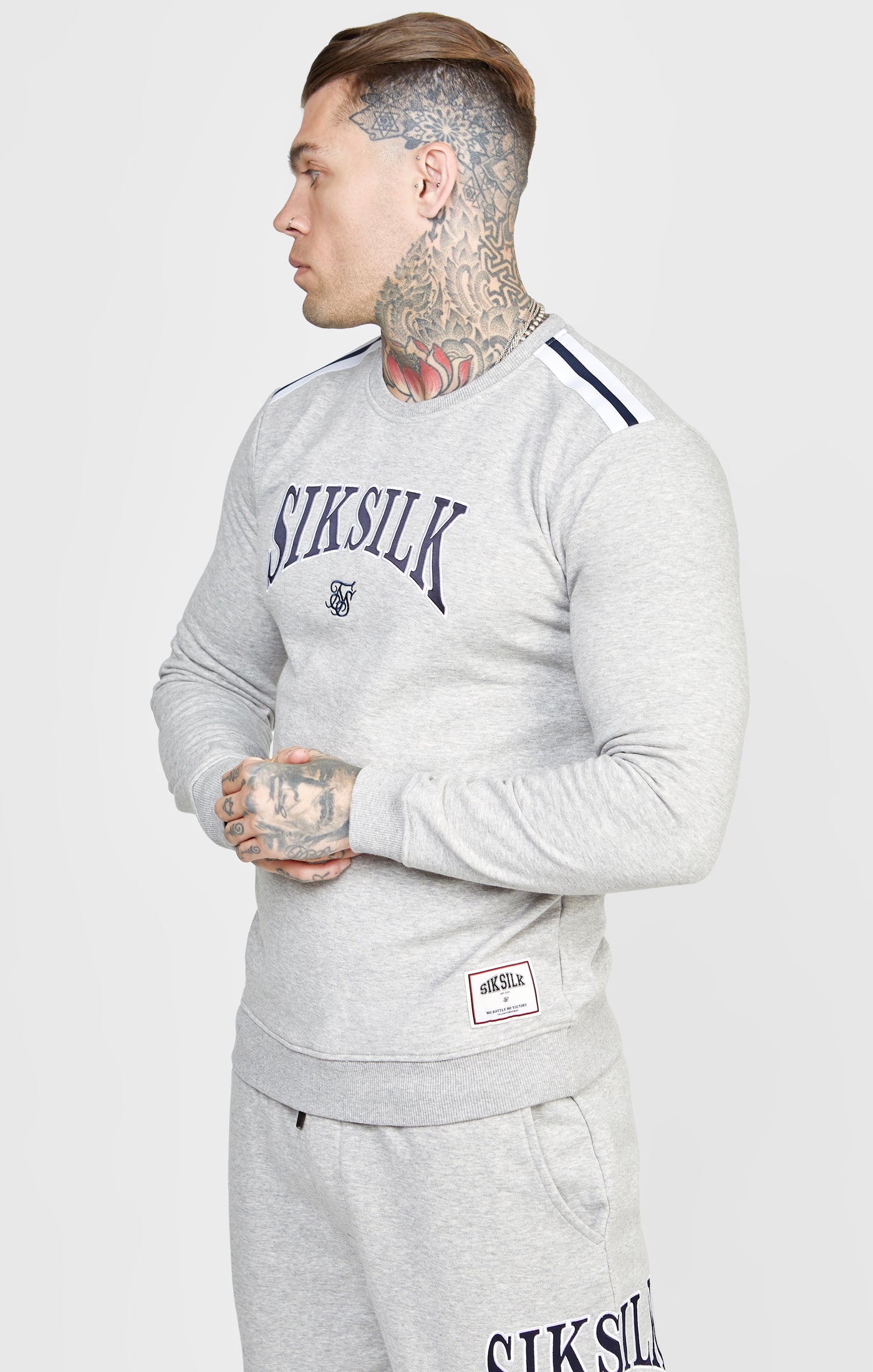 Cargar imagen en el visor de la galería, Sudadera Gris De Marga Colegiada (5)