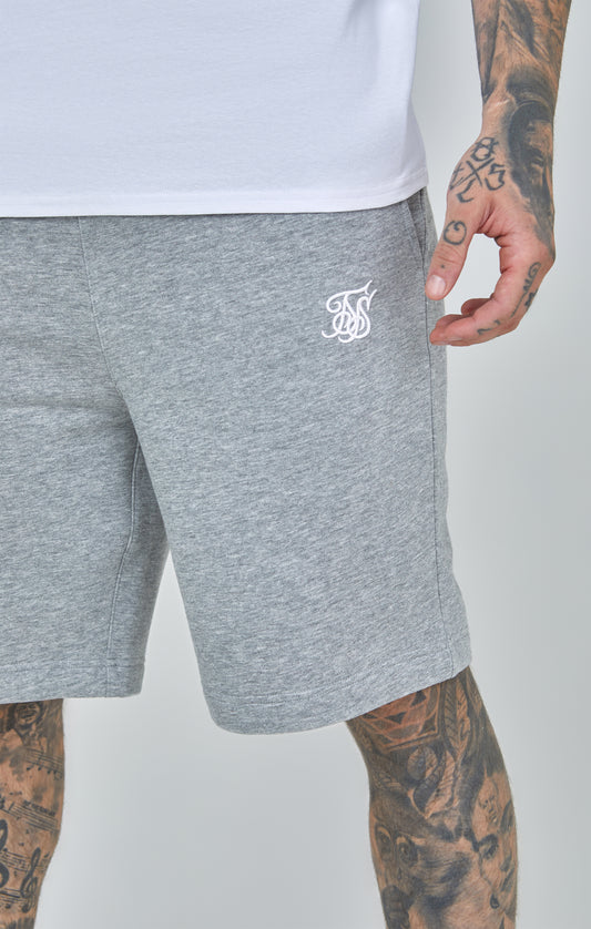 Grey Marl Essential Fleece Shorts