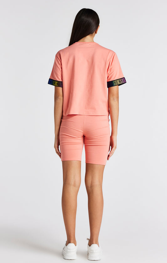 Girls Coral Runner Tape Cycle Short