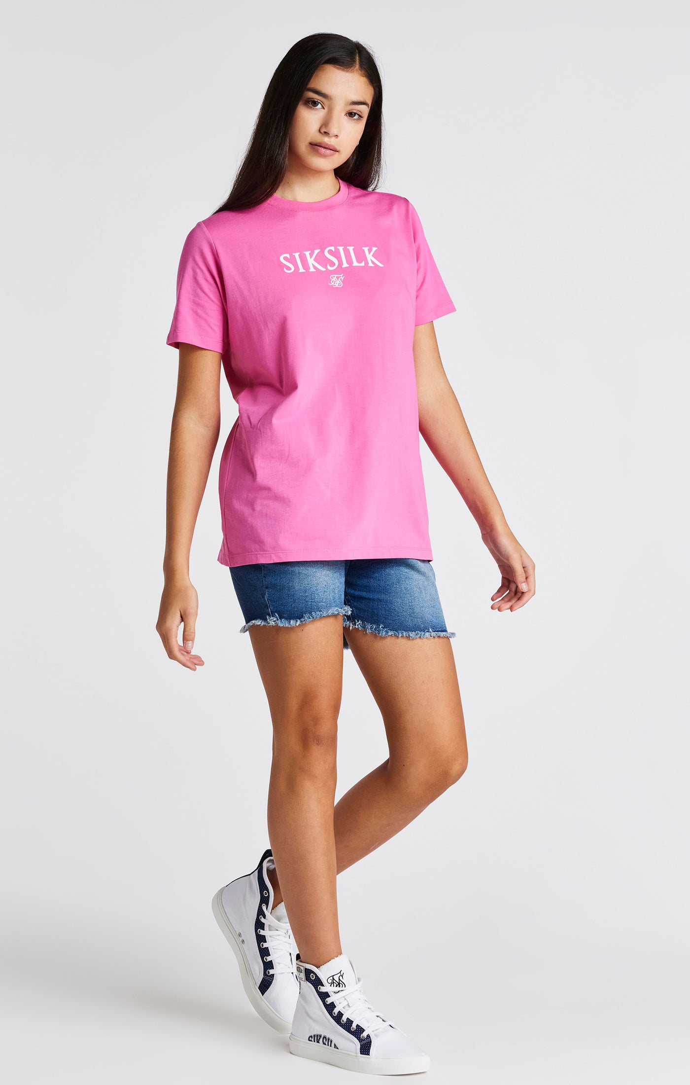 Cargar imagen en el visor de la galería, Girls Pink Branded T-Shirt (2)
