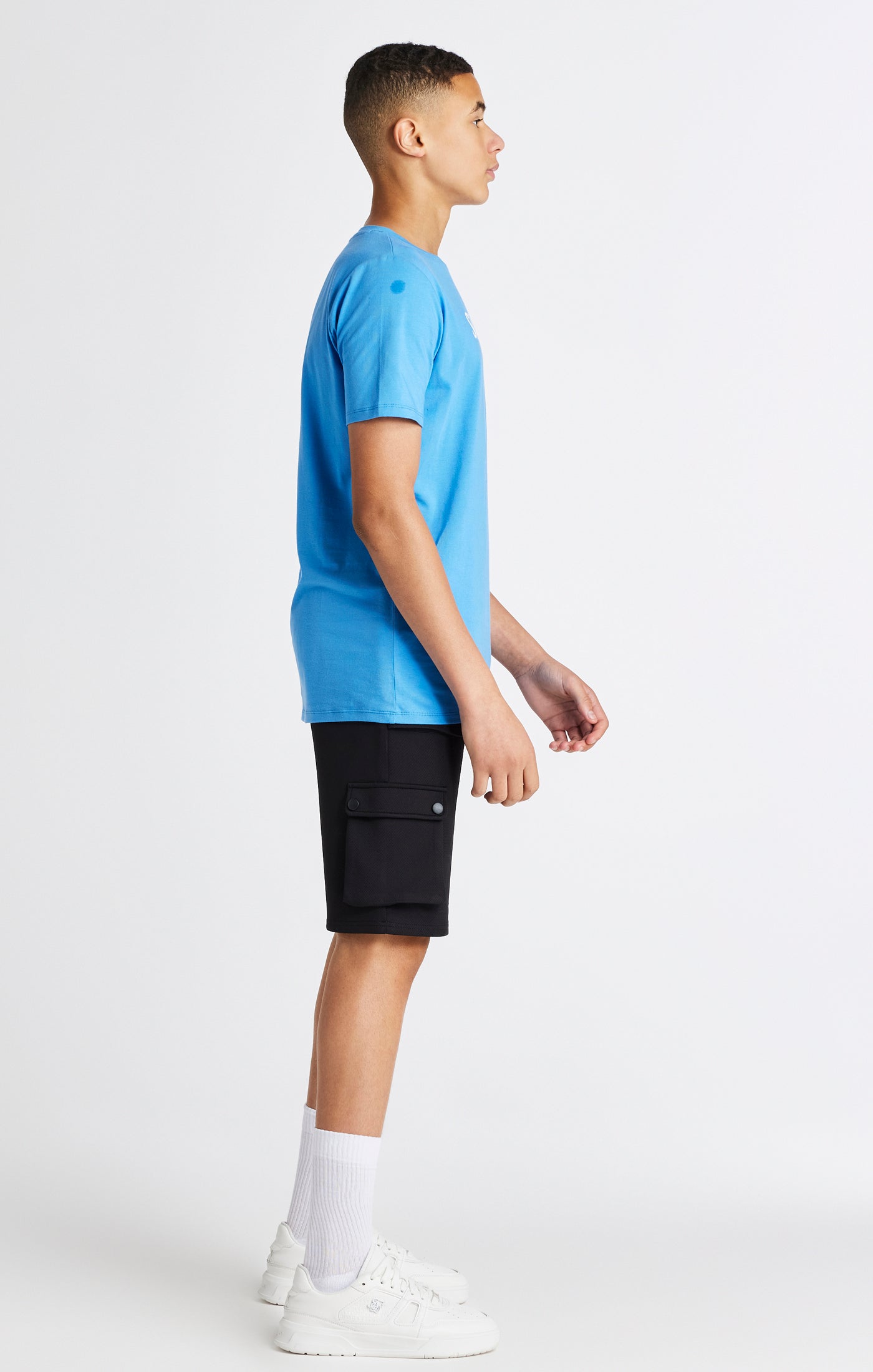 Cargar imagen en el visor de la galería, Boys Blue Branded Tee (3)