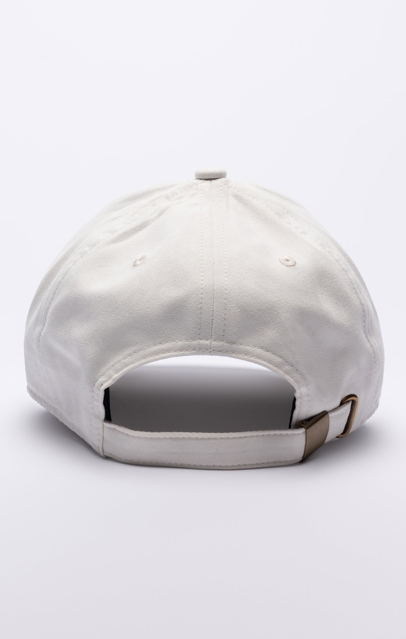 Cargar imagen en el visor de la galería, Gorra de Béisbol de Ante Sintético Blanco Crudo (4)